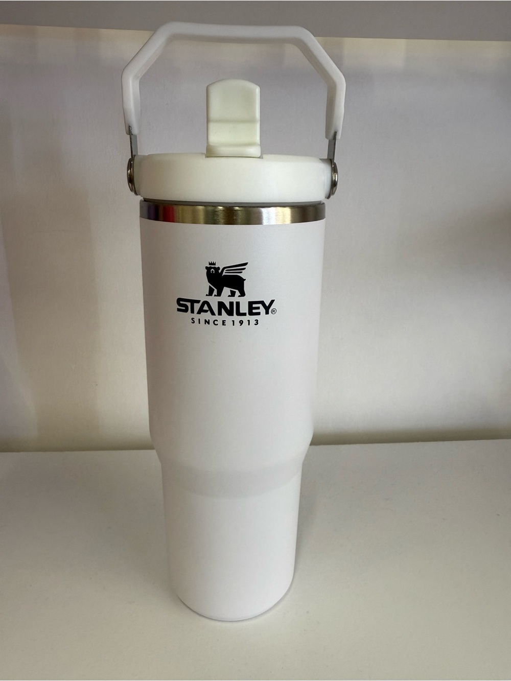Stanley White Travel Tumbler with Handle 30oz